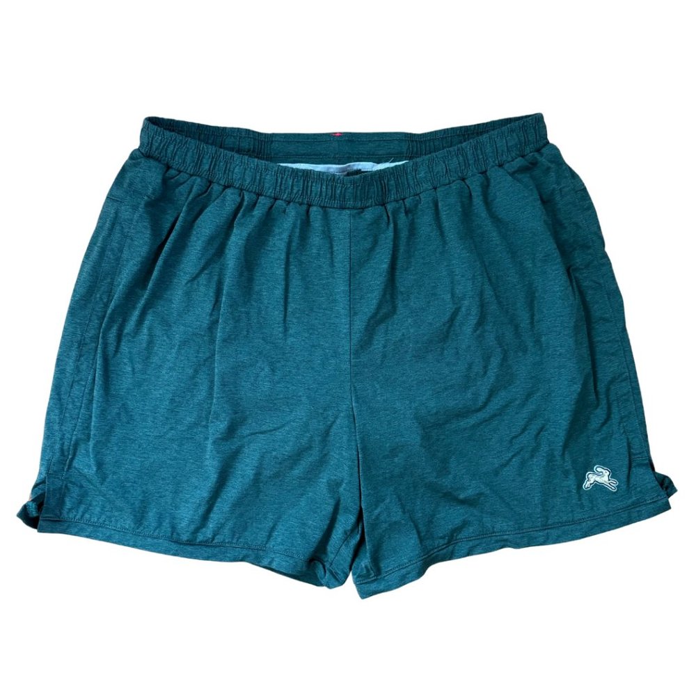 Men's Tracksmith Session Running Shorts 5" - Size Large - Brief Lined - Green
